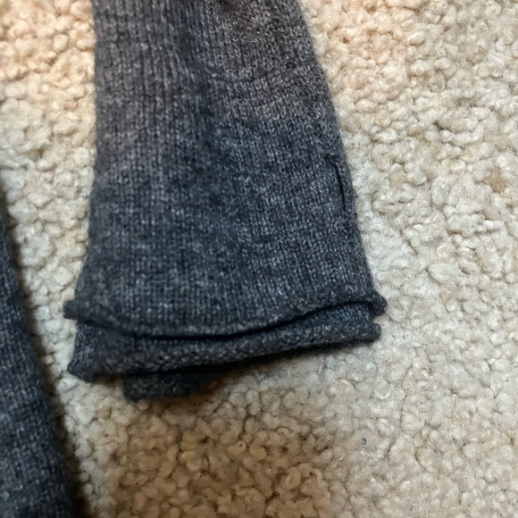 Forte Women's Gray Cashmere Hooded Cardigan Sweater Size S - Picture 5 of 8